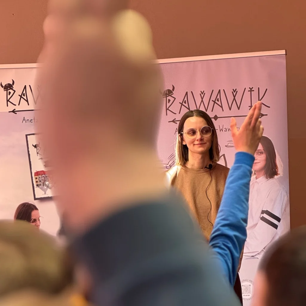 Aneta Kmieć-Wawrzyniak spotkania autorskie powieści obyczajowe dla kobiet, wiara w siebie książki dla dzieci