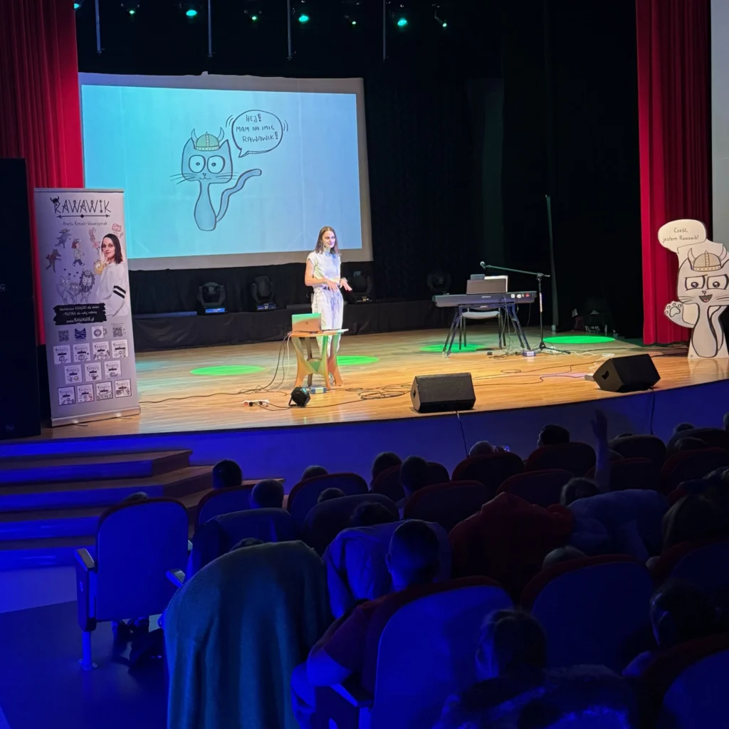 Aneta Kmieć-Wawrzyniak spotkania autorskie powieści obyczajowe dla kobiet, wiara w siebie książki dla dzieci