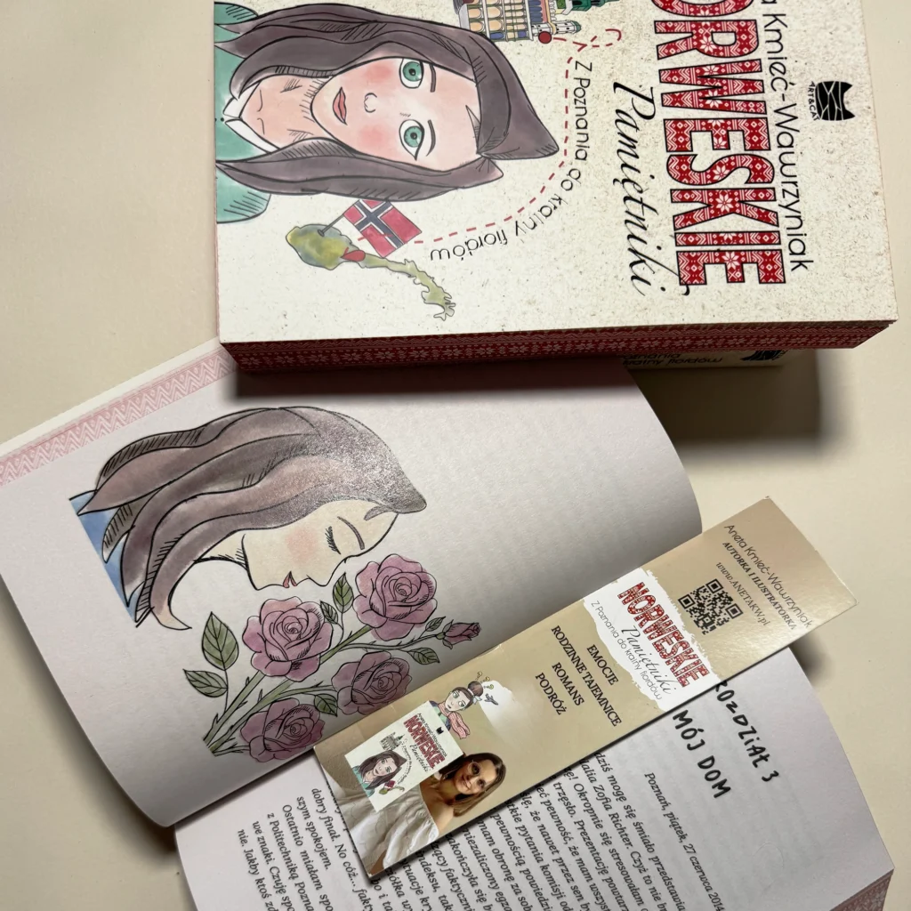 książka powieść obyczajowa dla dzieci norweskie pamiętniki z Poznania do krainy fiordów