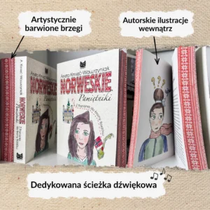 Alternative view of "Norweskie Pamiętniki. Z Poznania do krainy fiordów" - Aneta Kmieć-Wawrzyniak - powieść obyczajowa, emocje, podróż, tajemnice rodzinne, romans