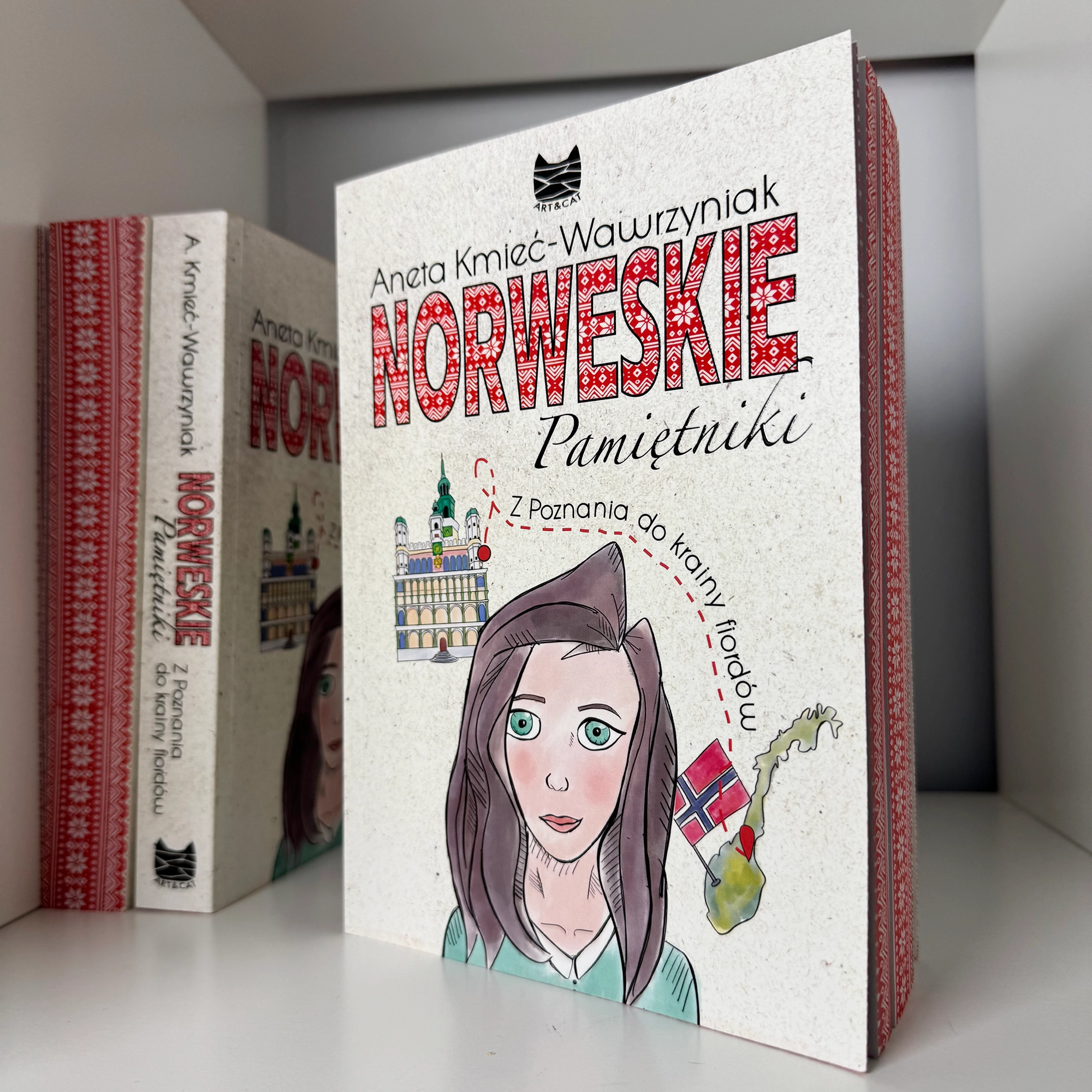 książka powieść obyczajowa dla dzieci norweskie pamiętniki z Poznania do krainy fiordów